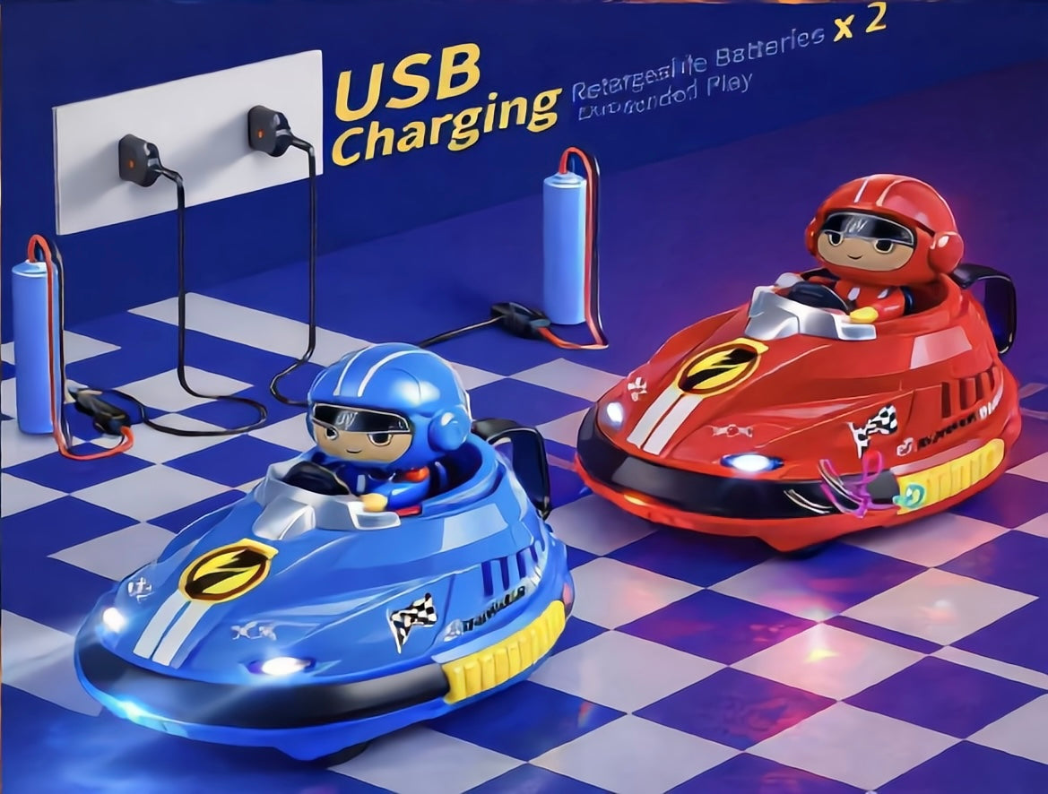 RC Bumper Battle Cars - 2 Player Remote Control Set